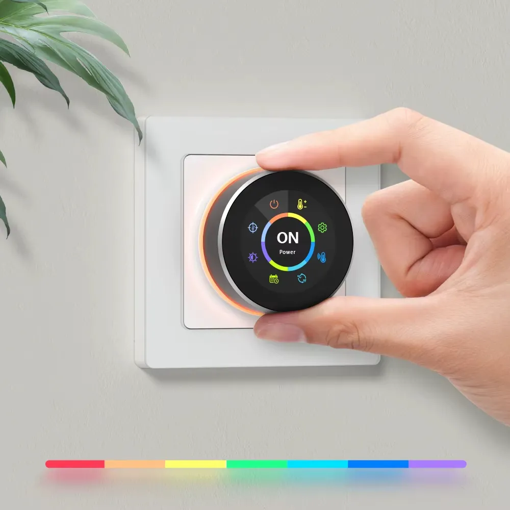WT20R Tuya WiFi Smart Knob Thermostat Electric Heating Water Gas Boiler Temperature Controller Works With Alexa Google Home WT20R Tuya WiFi Smart Knob Thermostat Electric Heating Water Gas Boiler Temperature Controller Works With Alexa Google Home