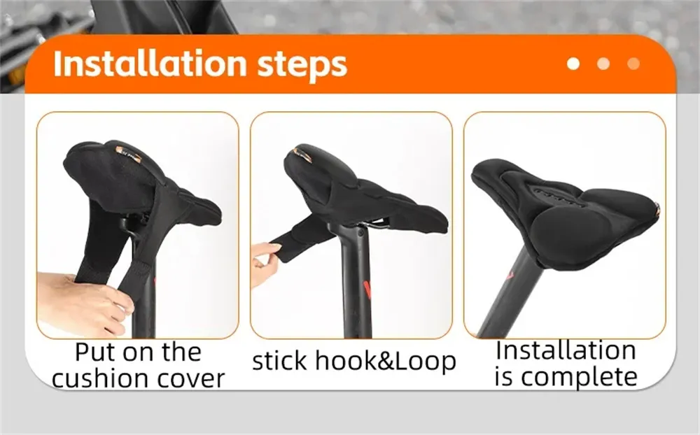 WEST BIKING Comfty High Elastic Silicone Bicycle Saddle Cover Soft Breathable Bike Seat Cushion With Rainproof Cover for Road MTB Outdoor Riding WEST BIKING Comfty High Elastic Silicone Bicycle Saddle Cover Soft Breathable Bike Seat Cushion With Rainproof Cover for Road MTB Outdoor Riding