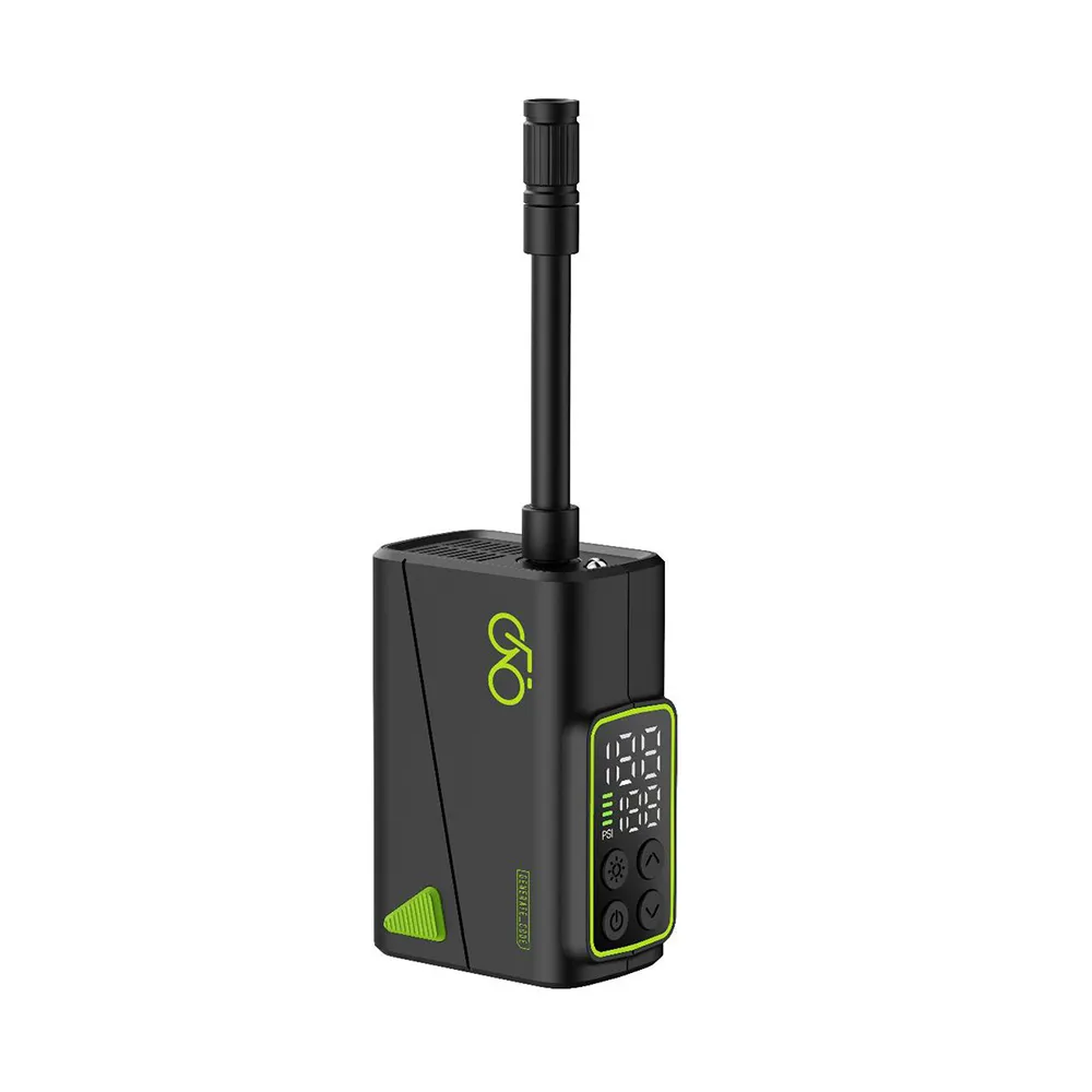 XANES Portable 150PSI Universal Double Display Electric Bike Air Pump with Auto Shut Off Emergency Light Suitable For Bicycles Car Motorcycle Tires