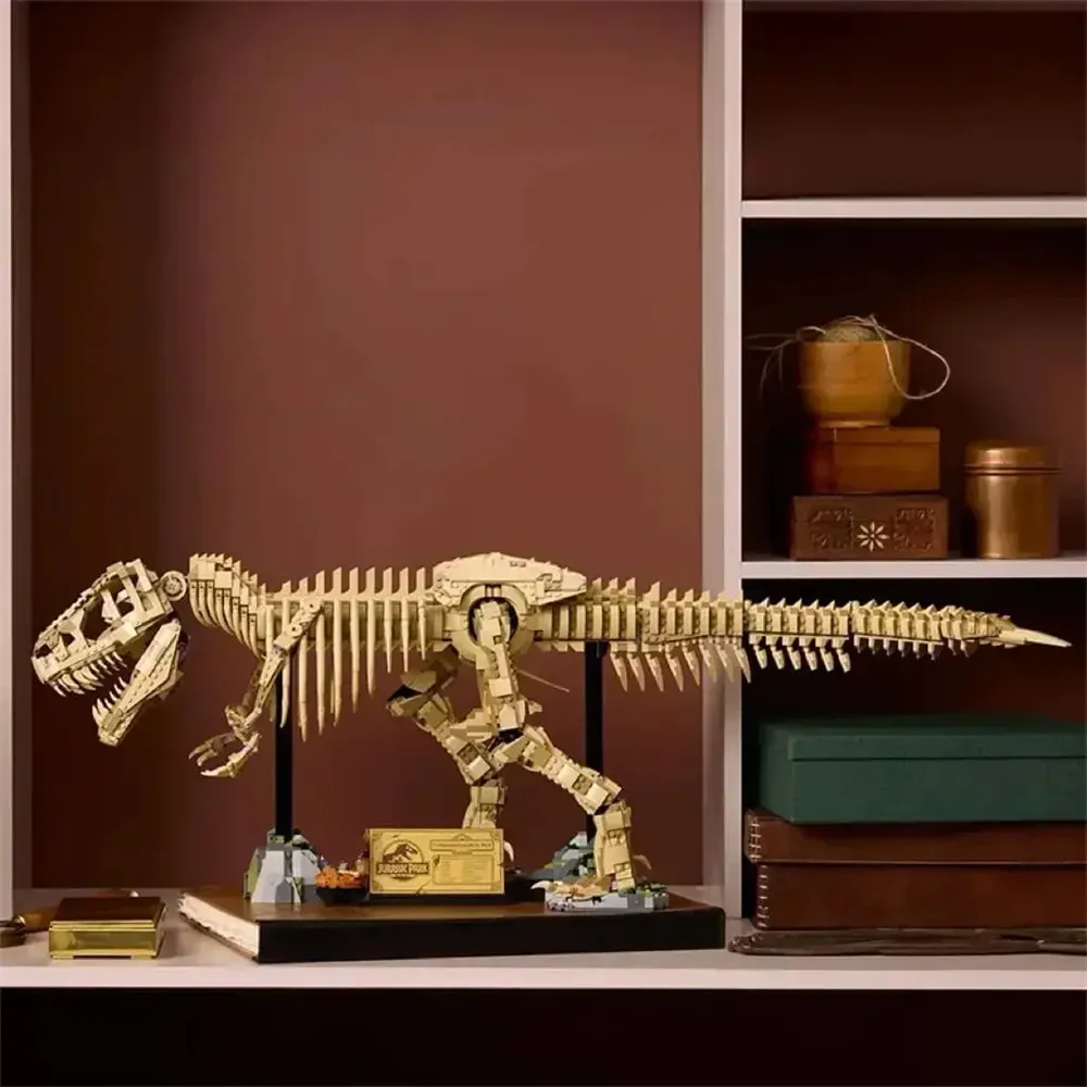 3145PCS MOC Dinosaur Fossil Skeleton Assembly Building Block Kit Desktop Ornaments Children's Toys