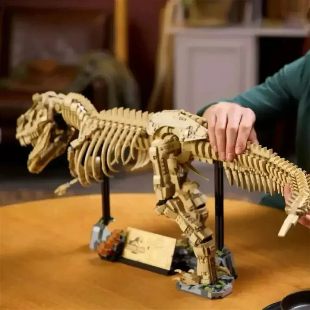 3145PCS MOC Dinosaur Fossil Skeleton Assembly Building Block Kit Desktop Ornaments Children's Toys