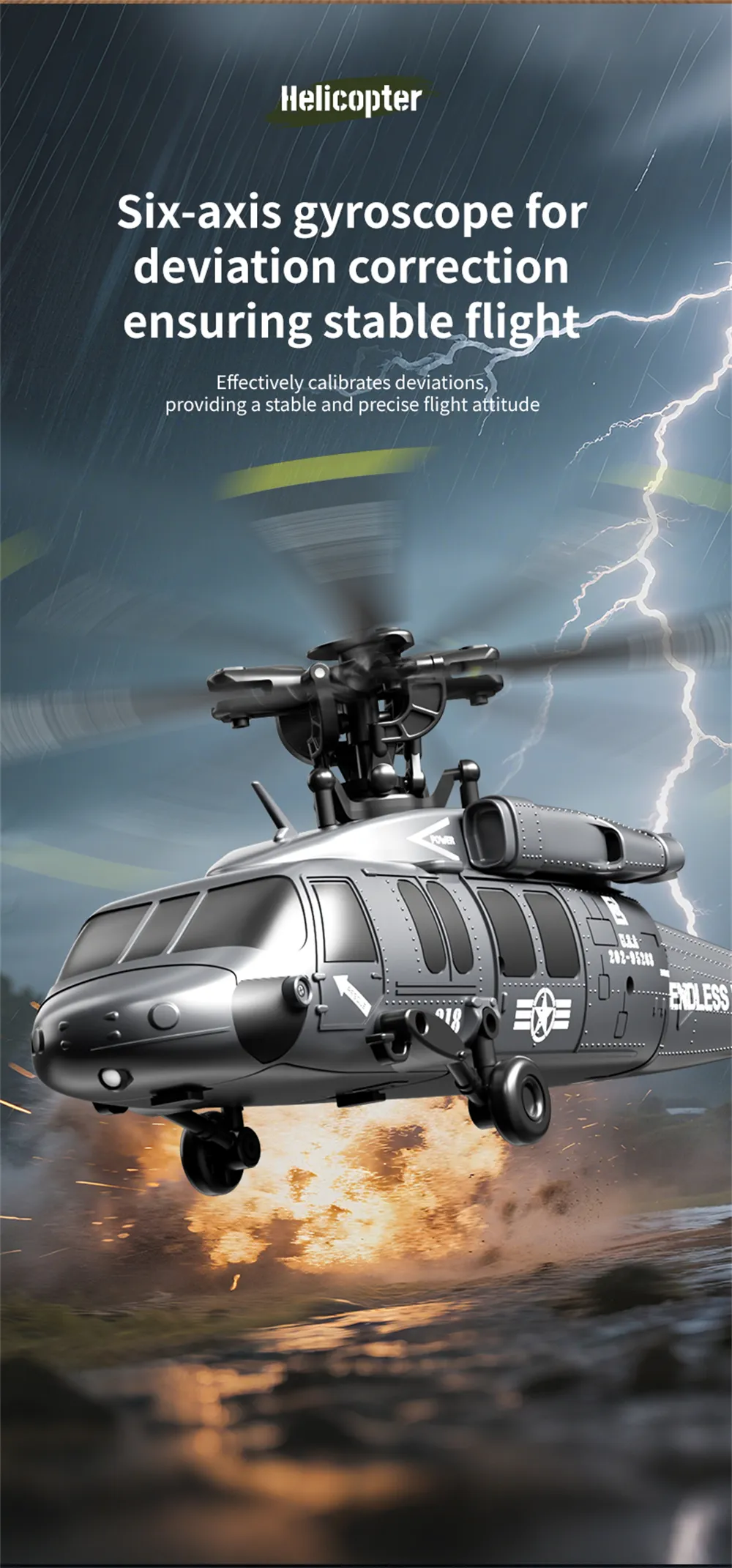 JJRC U9901 2.4G 6CH 6-Axis Gyro Brushless Motor Optical Flow Positioning Barometric Altitude Simulation Aerobatic RC Helicopter RTF JJRC U9901 2.4G 6CH 6-Axis Gyro Brushless Motor Optical Flow Positioning Barometric Altitude Simulation Aerobatic RC Helicopter RTF