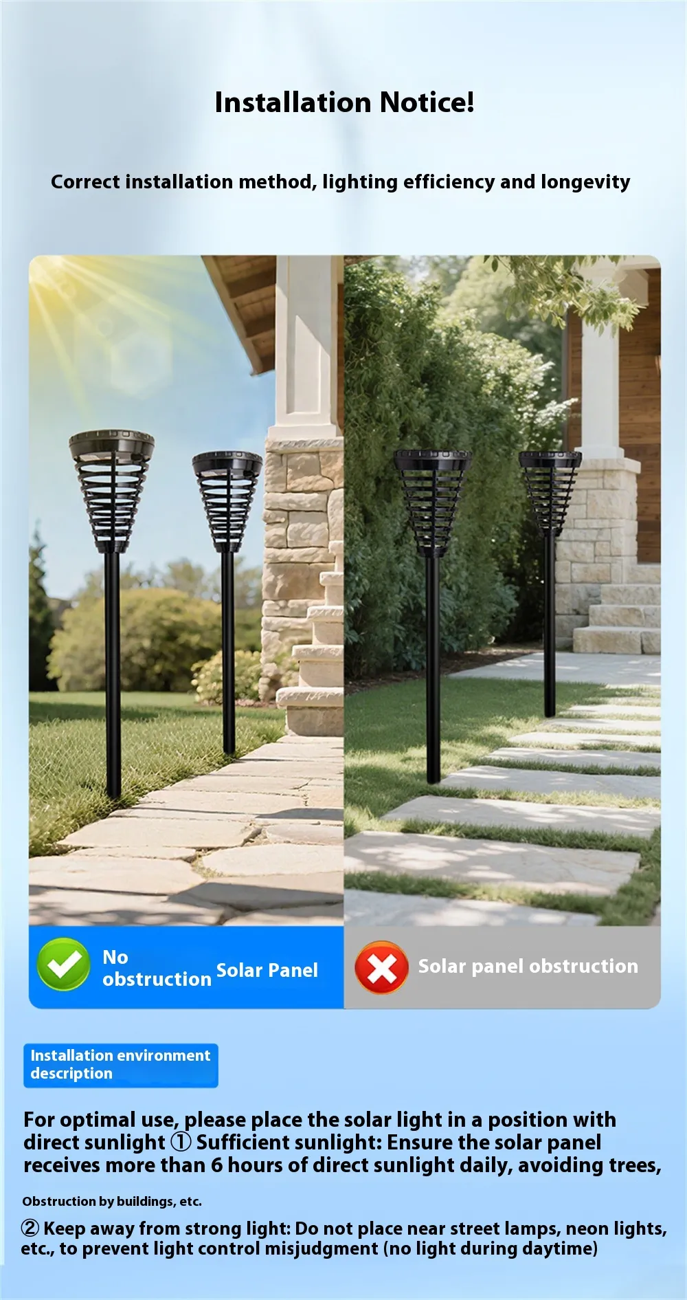 Elfeland Solar-Powered Outdoor Sensor Halloween Festival Decorative Atmosphere Lights, Outdoor Waterproof Solar Garden Light