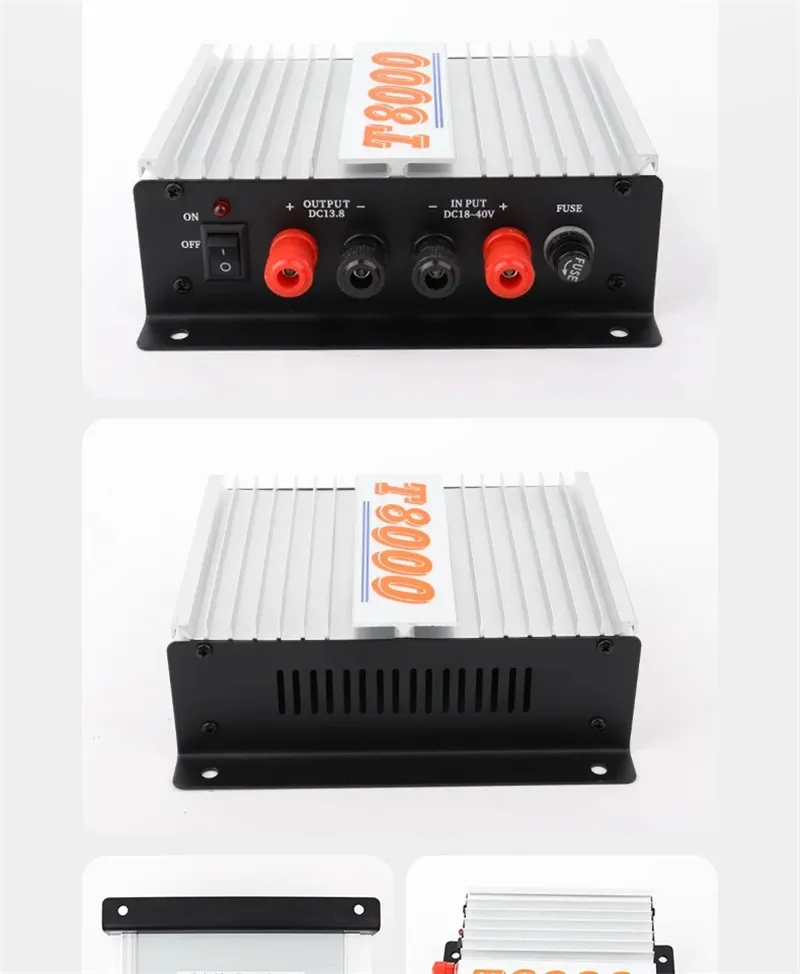 T8000 Voltage Converter DC18-40V to 13.8V 45A High Power Transformer Compact Design Efficient Converter for Marine Car Radio Amplifier Systems T8000 Voltage Converter DC18-40V to 13.8V 45A High Power Transformer Compact Design Efficient Converter for Marine Car Radio Amplifier Systems