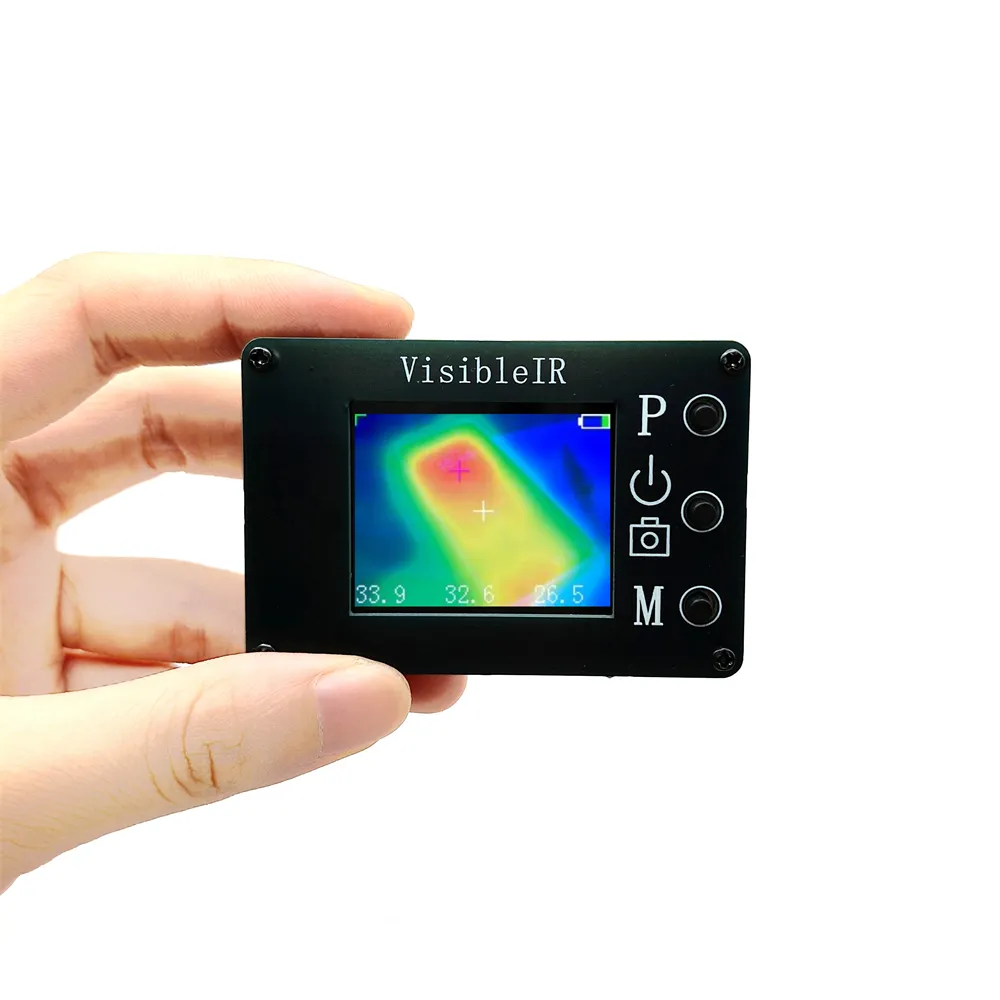 IR B18 Visible Light Thermal Imager 32x24 Fusion Infrared and Visible Light Camera Non-Contact Temperature Measurement Portable Home DIY Heat Tester