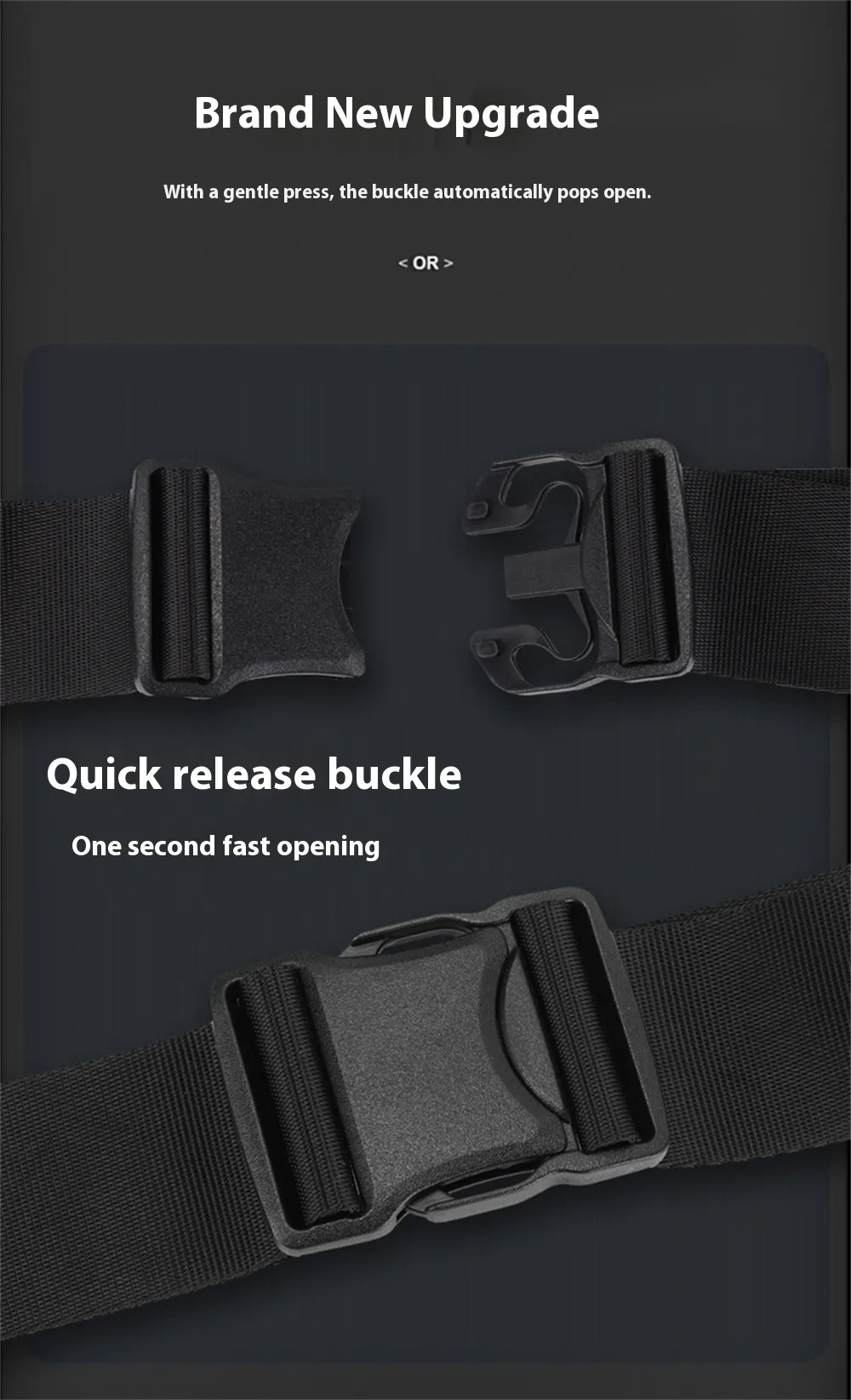 IPRee Fashion Waterproof Ride Waist Packs Solid Color Fanny Pack Unisex Belt Bags Casual Travel Storage Phone Chest Pack Crossbody Bag