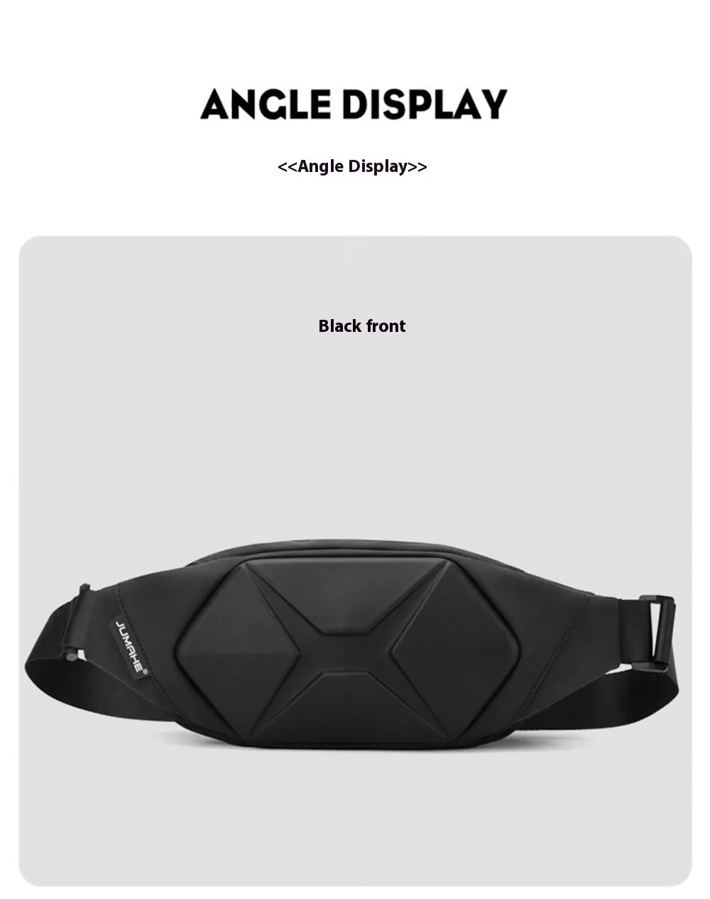 IPRee Fashion Waterproof Ride Waist Packs Solid Color Fanny Pack Unisex Belt Bags Casual Travel Storage Phone Chest Pack Crossbody Bag