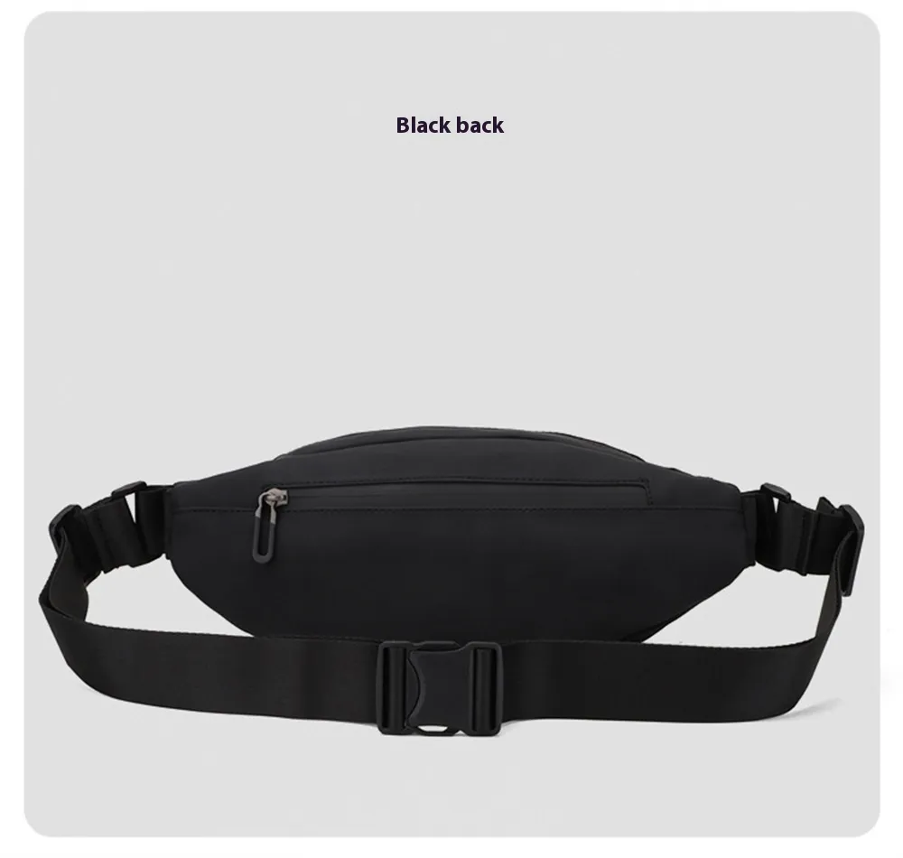 IPRee Fashion Waterproof Ride Waist Packs Solid Color Fanny Pack Unisex Belt Bags Casual Travel Storage Phone Chest Pack Crossbody Bag