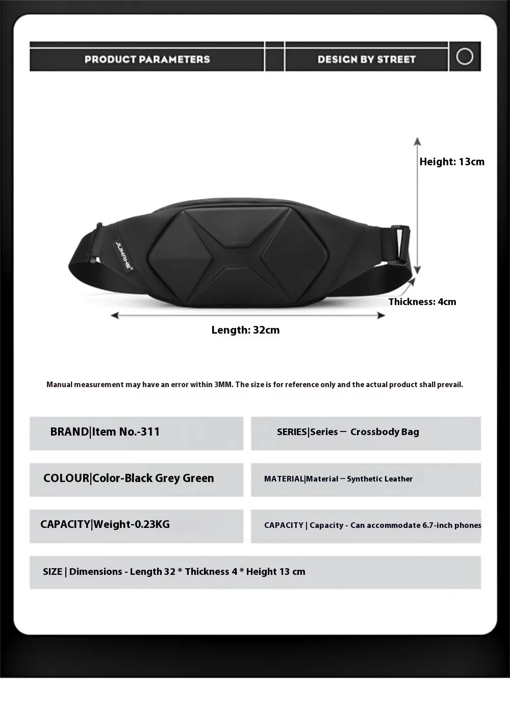 IPRee Fashion Waterproof Ride Waist Packs Solid Color Fanny Pack Unisex Belt Bags Casual Travel Storage Phone Chest Pack Crossbody Bag