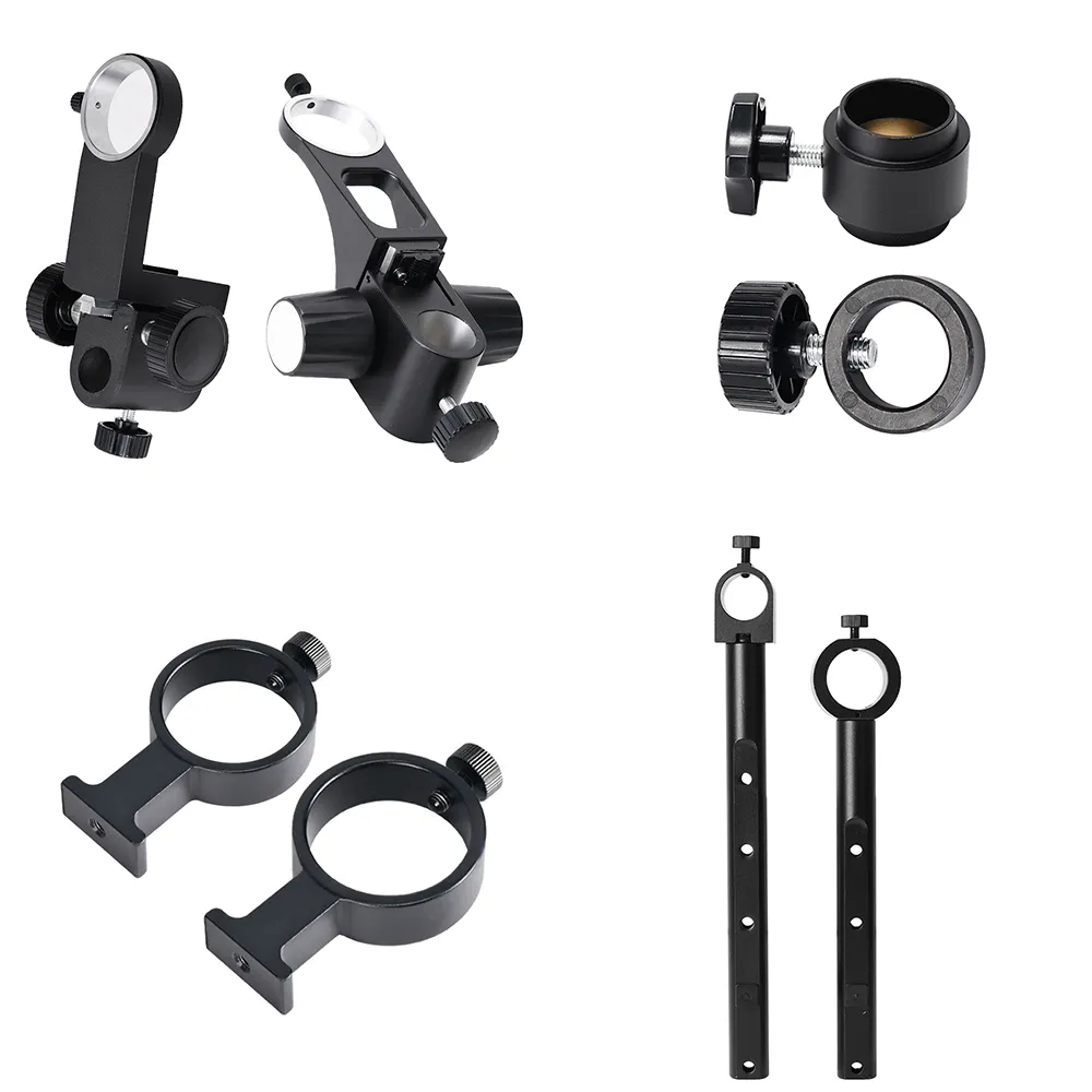 HAYEAR Microscope Accessories Set Microscope Stand Ring Adapter Monocular Lens Holder Compatible 25mm 32mm 50mm Metal Industrial Stereo Microscope Precision Focusing Adjustable Arm Display Mount HAYEAR Microscope Accessories Set Microscope Stand Ring Adapter Monocular Lens Holder Compatible 25mm 32mm 50mm Metal Industrial Stereo Microscope Precision Focusing Adjustable Arm Display Mount