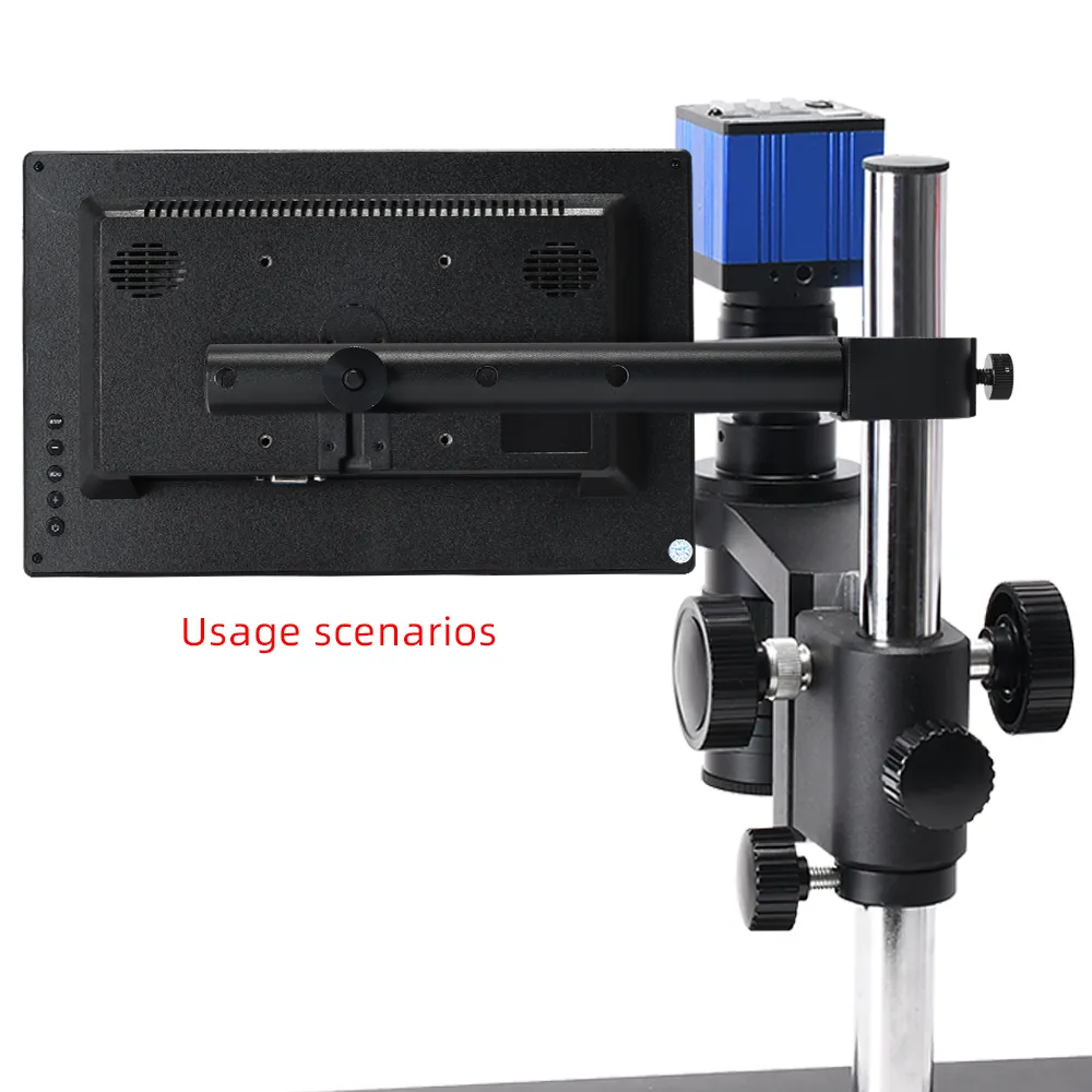 HAYEAR Microscope Accessories Set Microscope Stand Ring Adapter Monocular Lens Holder Compatible 25mm 32mm 50mm Metal Industrial Stereo Microscope Precision Focusing Adjustable Arm Display Mount HAYEAR Microscope Accessories Set Microscope Stand Ring Adapter Monocular Lens Holder Compatible 25mm 32mm 50mm Metal Industrial Stereo Microscope Precision Focusing Adjustable Arm Display Mount