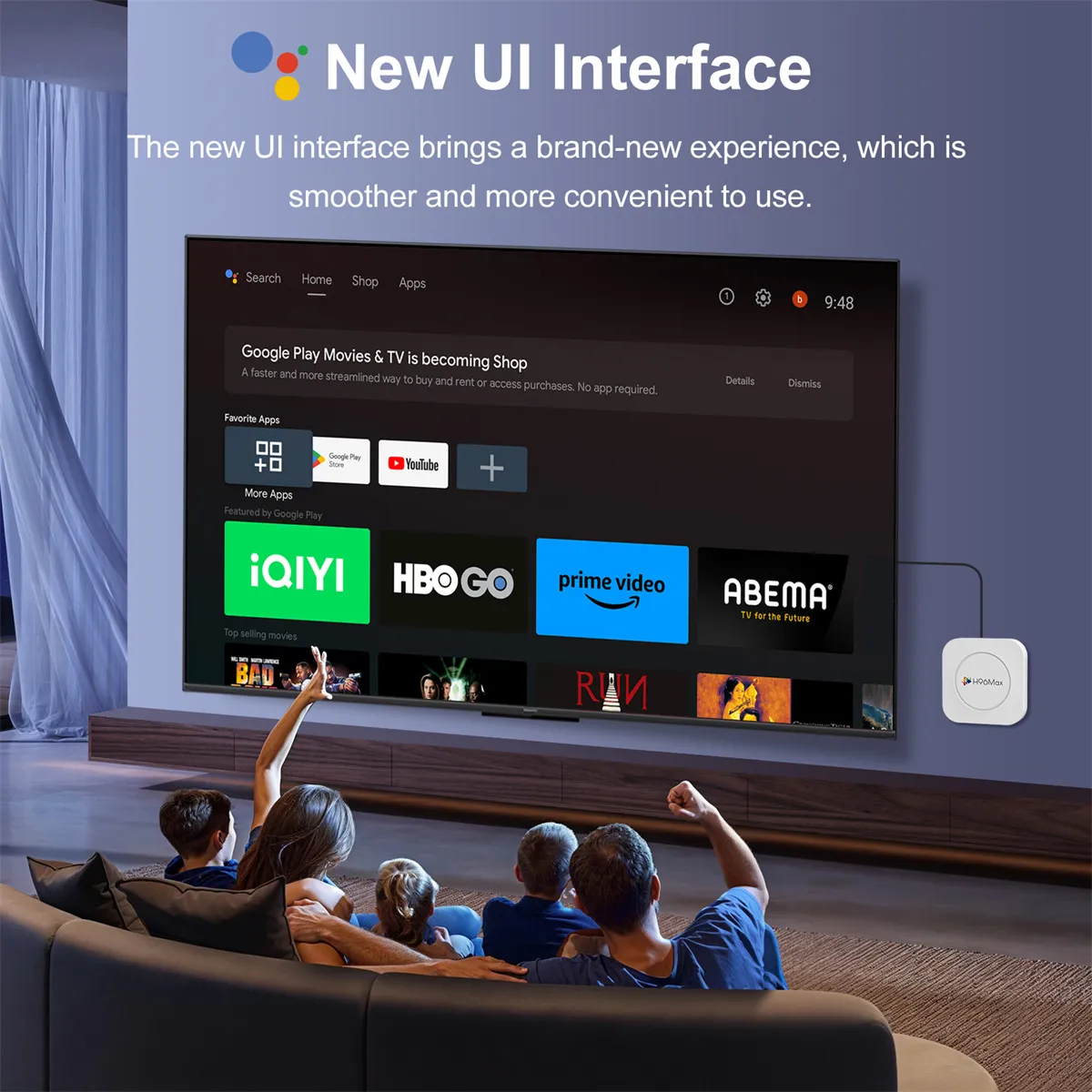 H96MAX M1 Plus 4+32G RK3528 Android 14 TV Box 3D 8K Ultra HD Smart Streaming Media Player WiFi 6 Bluetooth 5.4 Voice Assistant Set Top Box