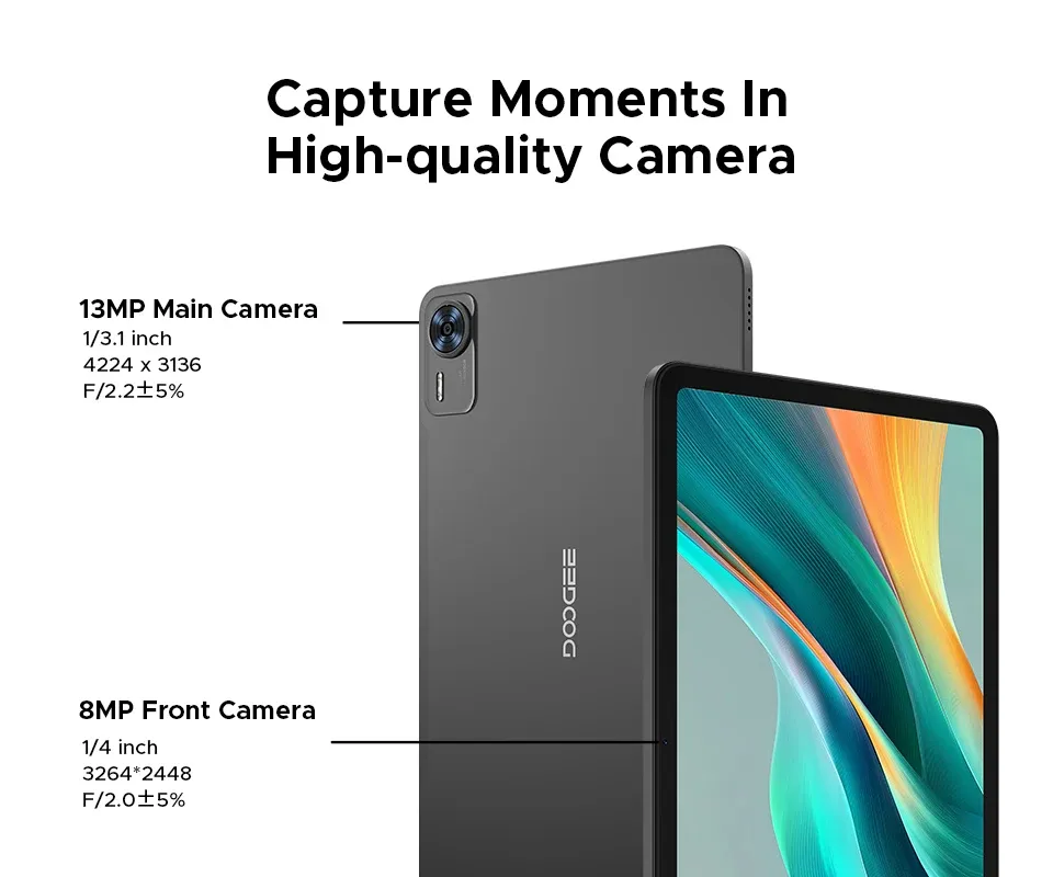 DOOGEE T36 UNISOC T620 Octa Core 8GB+12GB virtual RAM 256GB ROM 4G LTE 12 Inch 2K Screen Android 15 Tablet PC DOOGEE T36 UNISOC T620 Octa Core 8GB+12GB virtual RAM 256GB ROM 4G LTE 12 Inch 2K Screen Android 15 Tablet PC