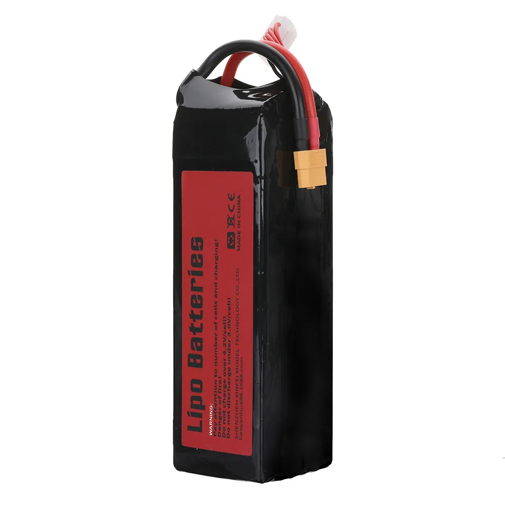 ZOP Power 22.2V 10000mAh 60C 6S LiPo Battery XT60 Plug for RC Drone