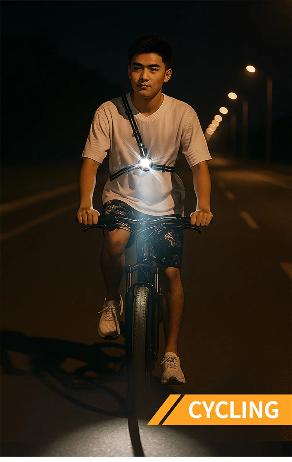 Waist Strap Running Light IPX4 Waterproof USB Charging Chest Light High Brightness Night Safety Warning Light Waist Strap Running Light IPX4 Waterproof USB Charging Chest Light High Brightness Night Safety Warning Light