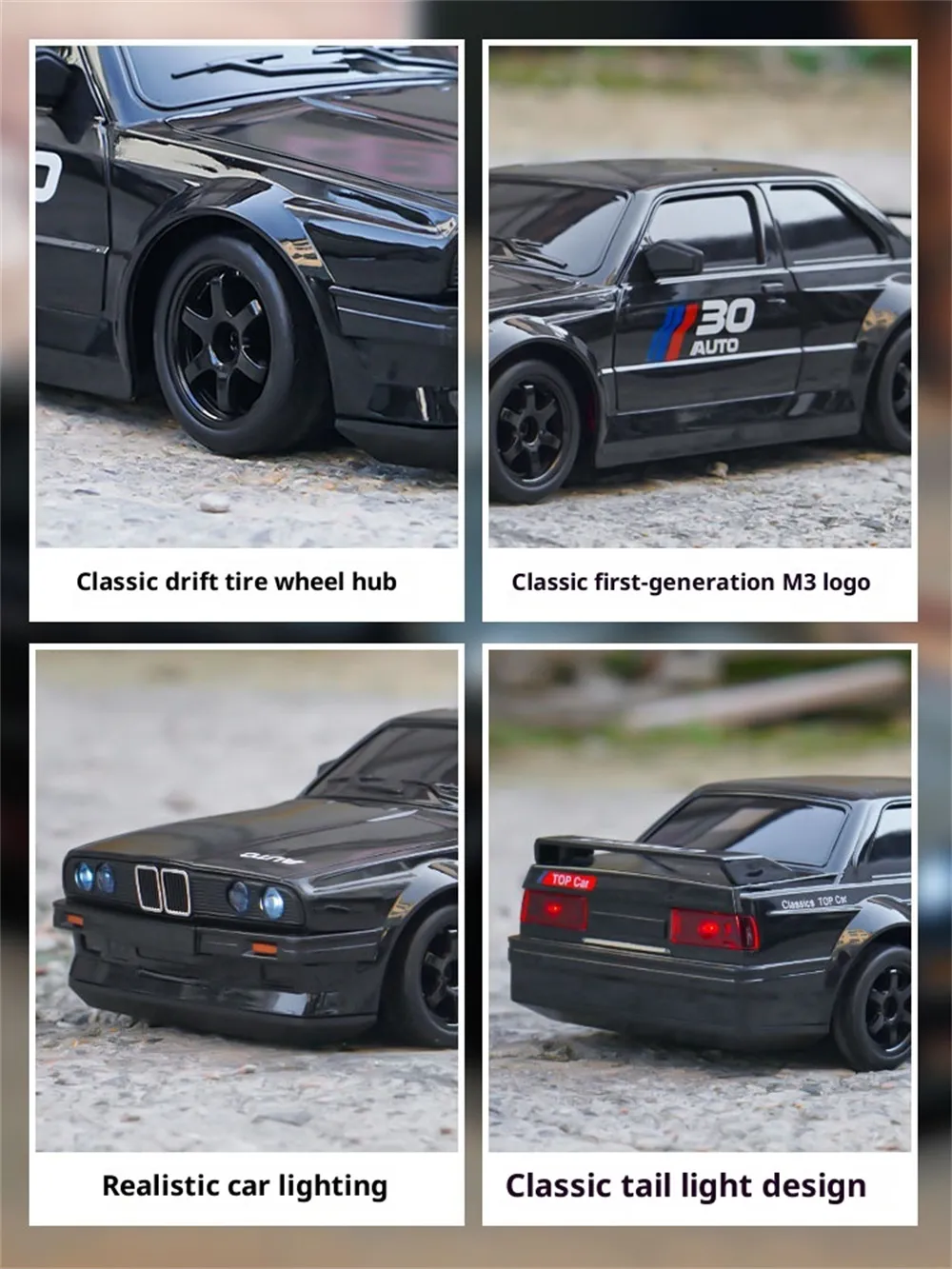 668 669 RTR 1/24 2.4G 4WD Drift RC Car Mini Racing LED Light Desktop Remote Control High-Speed Motor On-Road Vehicle Model Boys Gifts Toys