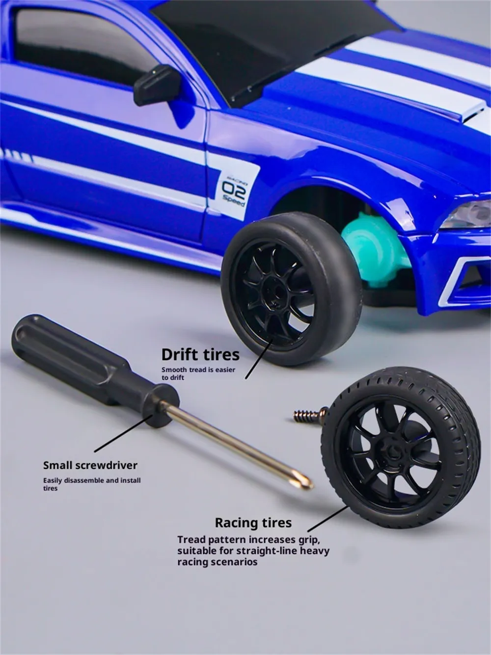668 669 RTR 1/24 2.4G 4WD Drift RC Car Mini Racing LED Light Desktop Remote Control High-Speed Motor On-Road Vehicle Model Boys Gifts Toys