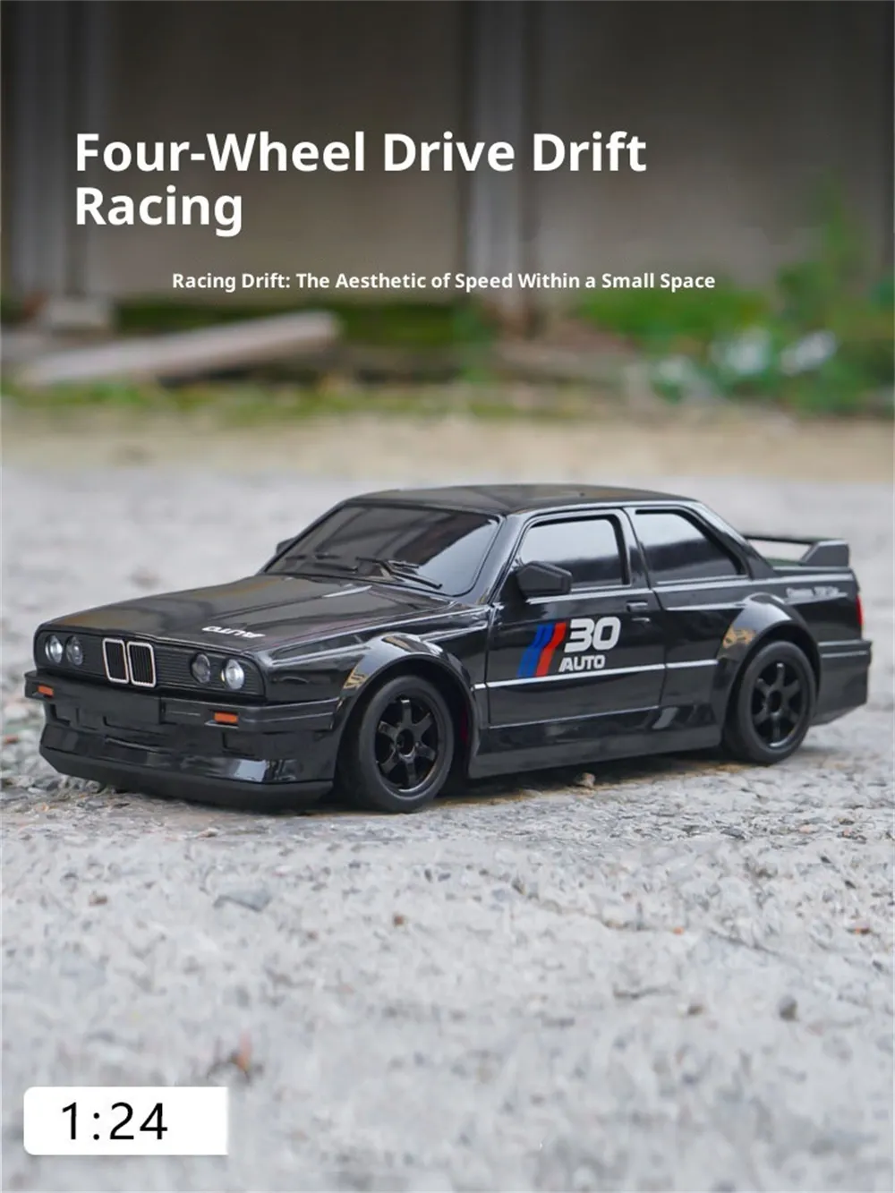 668 669 RTR 1/24 2.4G 4WD Drift RC Car Mini Racing LED Light Desktop Remote Control High-Speed Motor On-Road Vehicle Model Boys Gifts Toys