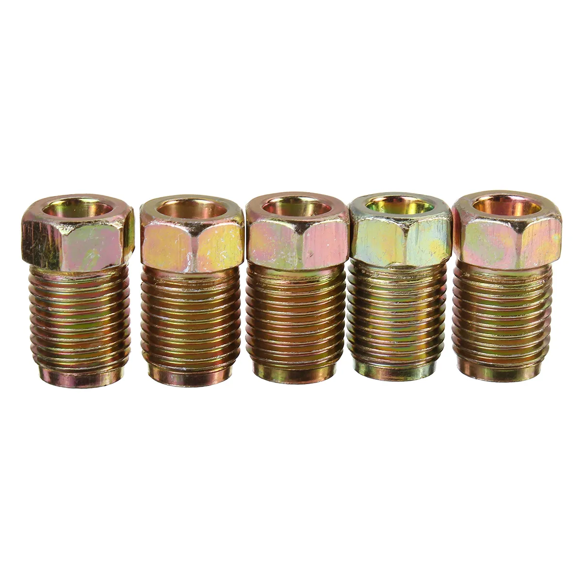 M10 x 1mm Male Metric Short Brake Pipe Screw Nuts For 3/16'' Metric Brake Tubes