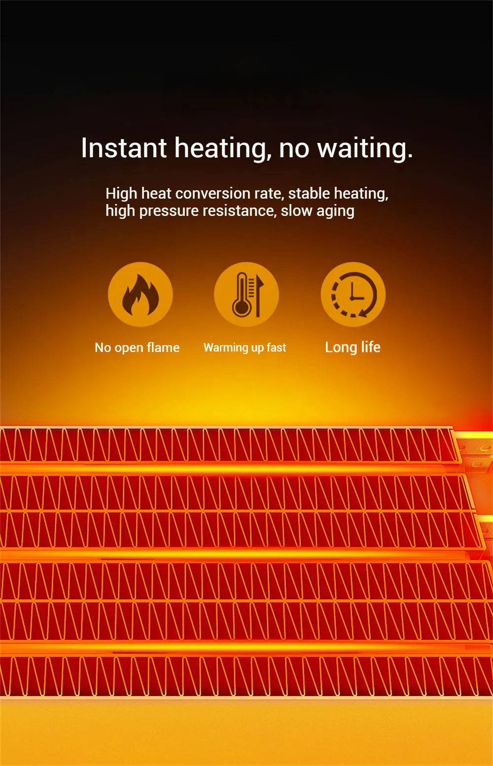 12V Portable Car Heater Warm Fan Rapid Heating Defrost Demist Device