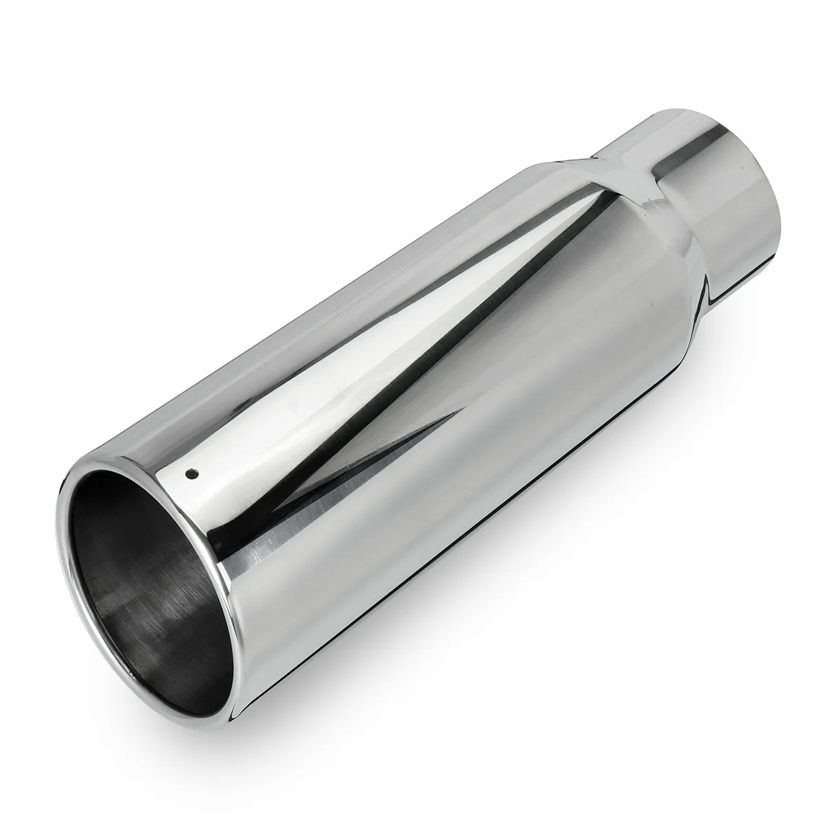 3 Inch Inlet 4 Inch Outlet Exhaust Tip 12 Inch Length Tail Pipe Anti-Corrosive High Temperature Resistant Black Silver Angle Cut Design for Car Truck SUV 3 Inch Inlet 4 Inch Outlet Exhaust Tip 12 Inch Length Tail Pipe Anti-Corrosive High Temperature Resistant Black Silver Angle Cut Design for Car Truck SUV