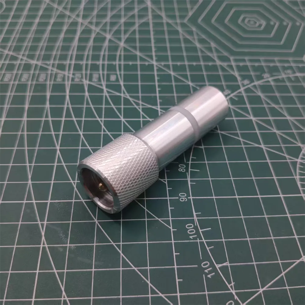 MSK Extension Rod Shortwave Antenna Adapter M Plug to M10 Thread Aluminum Alloy Car Mounted GP Antenna DIY Vertical Ground Plane Equipment MSK Extension Rod Shortwave Antenna Adapter M Plug to M10 Thread Aluminum Alloy Car Mounted GP Antenna DIY Vertical Ground Plane Equipment