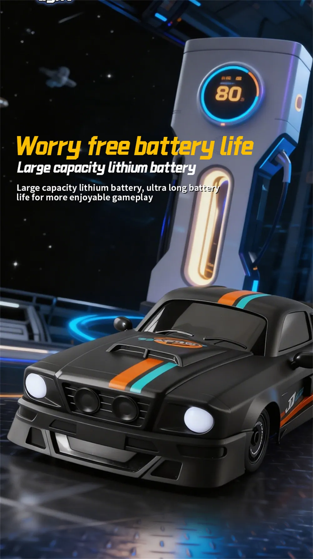RONGMEI Toys 36910D 36911D RTR 1/16 1/20 2.4G 4WD Drift RC Car Mini LED Light Remote Control High Speed On-Road Racing Retro Vehicle Model Boys Gifts RONGMEI Toys 36910D 36911D RTR 1/16 1/20 2.4G 4WD Drift RC Car Mini LED Light Remote Control High Speed On-Road Racing Retro Vehicle Model Boys Gifts