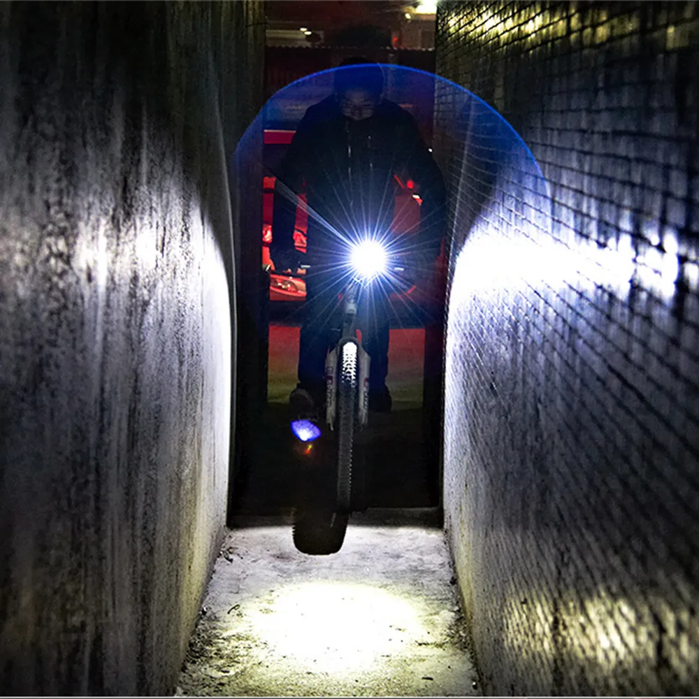 BIKIGHT LED High Brightness Long-range Bicycle Headlight IPX4 Waterproof USB Charging 3 Light Modes Bike Front Light for MTB Night Riding Safety BIKIGHT LED High Brightness Long-range Bicycle Headlight IPX4 Waterproof USB Charging 3 Light Modes Bike Front Light for MTB Night Riding Safety