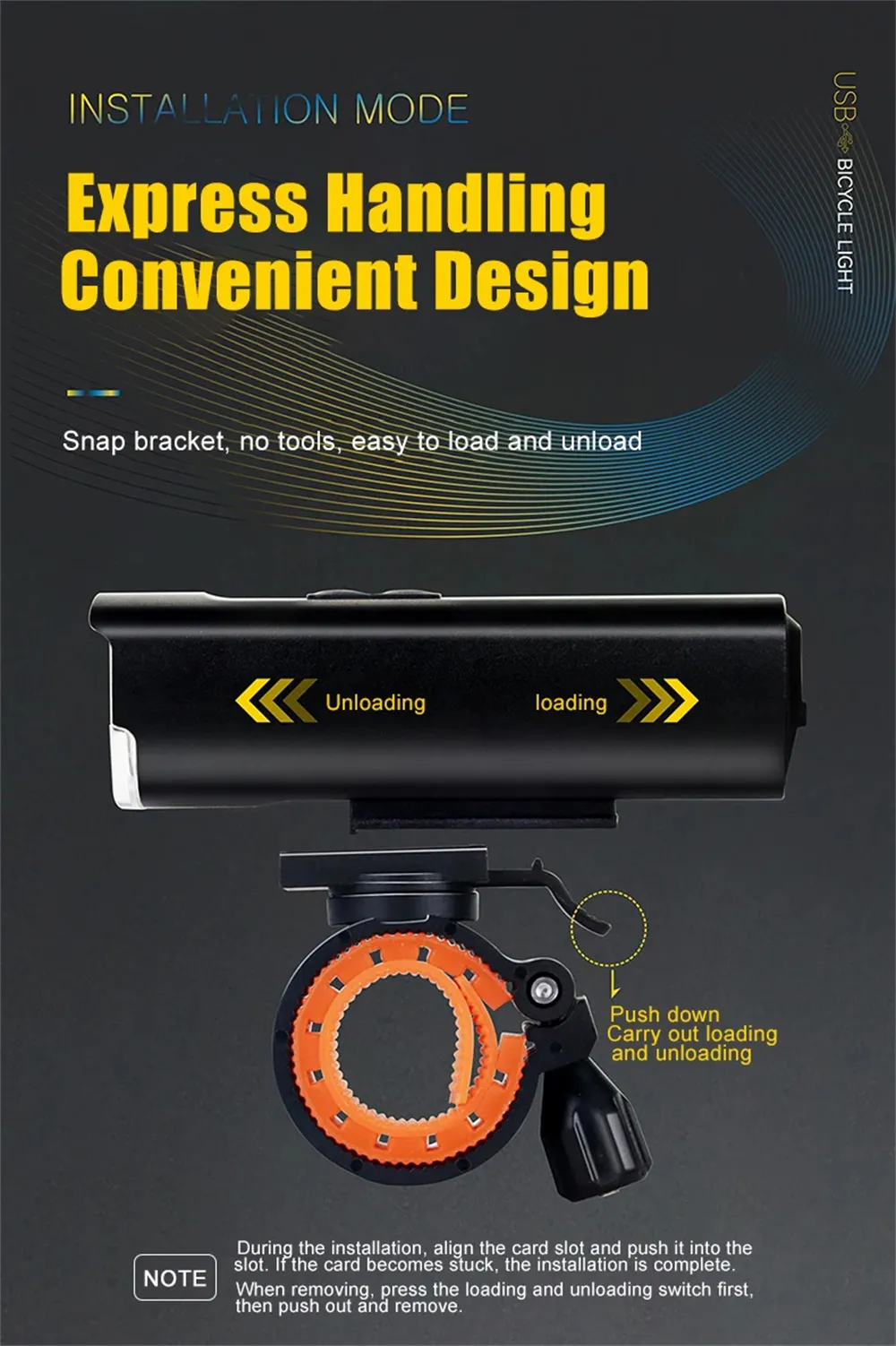 BENGGUO 1100LM Bicycle Headlight High-brightness IPX4 Waterproof Type-C Charging 8 Modes Bike Front Light for MTB Night Riding Safety BENGGUO 1100LM Bicycle Headlight High-brightness IPX4 Waterproof Type-C Charging 8 Modes Bike Front Light for MTB Night Riding Safety
