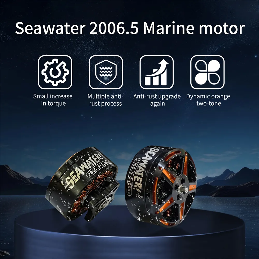 DarwinFPV 2006.5 2200KV Seawater-proof Brushless Motor for 3.5 Inch CineWhoop 5-6 Inch Long Range RC FPV Racing Drones