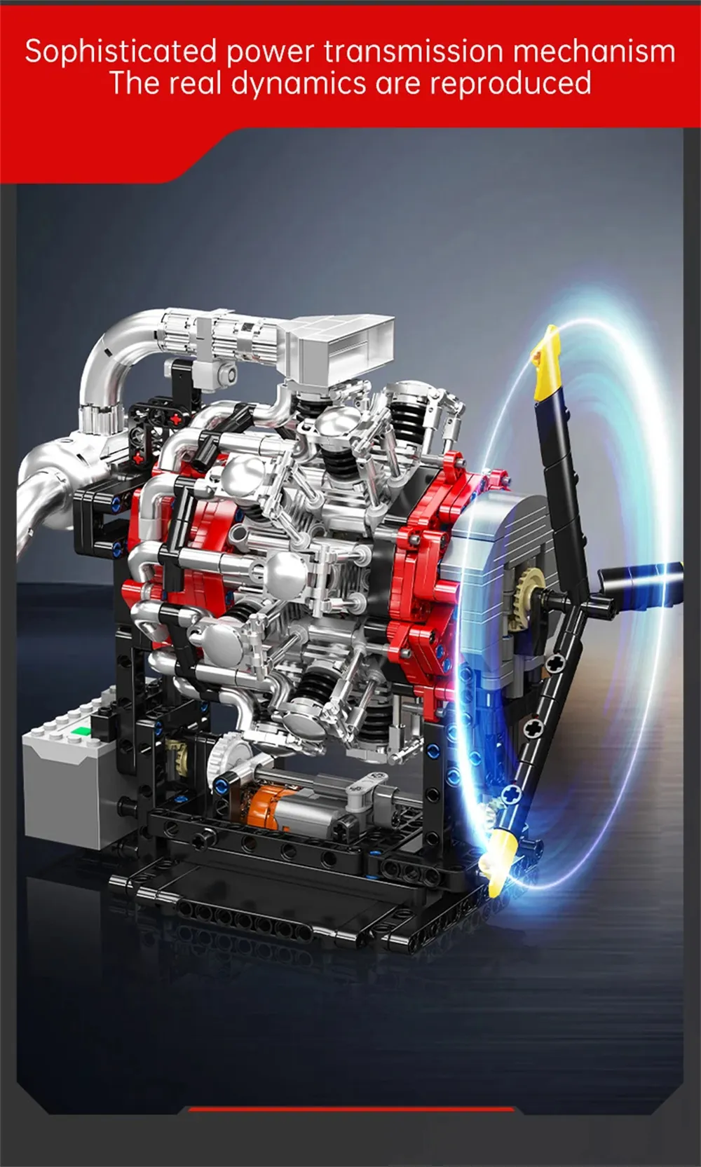 Mould King 10211 Technical Engine Toys Motorized Radial Aviation Engine Building Block Assembly Engine Set 1147PCS Kids Christmas Gift Mould King 10211 Technical Engine Toys Motorized Radial Aviation Engine Building Block Assembly Engine Set 1147PCS Kids Christmas Gift