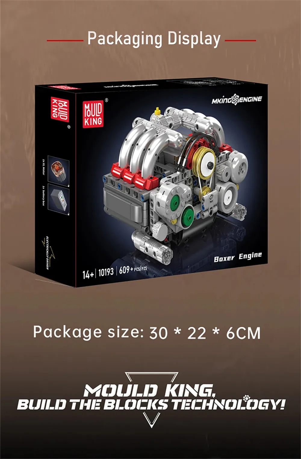 Mould King 10193 Technical Car Motorized Boxer Engine Building Blocks Brick Assembly Kit 609PCS Sceience Physics Discovery Toys Kids Christams Gift Mould King 10193 Technical Car Motorized Boxer Engine Building Blocks Brick Assembly Kit 609PCS Sceience Physics Discovery Toys Kids Christams Gift