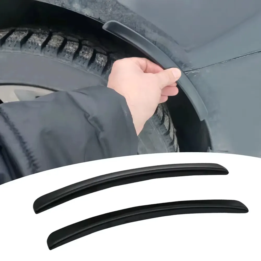 Car Fender Vent Protector Covers Universal ABS Stylish Decoration Strips Black Red Blue Easy DIY Installation Scratch Resistant Auto Accessory