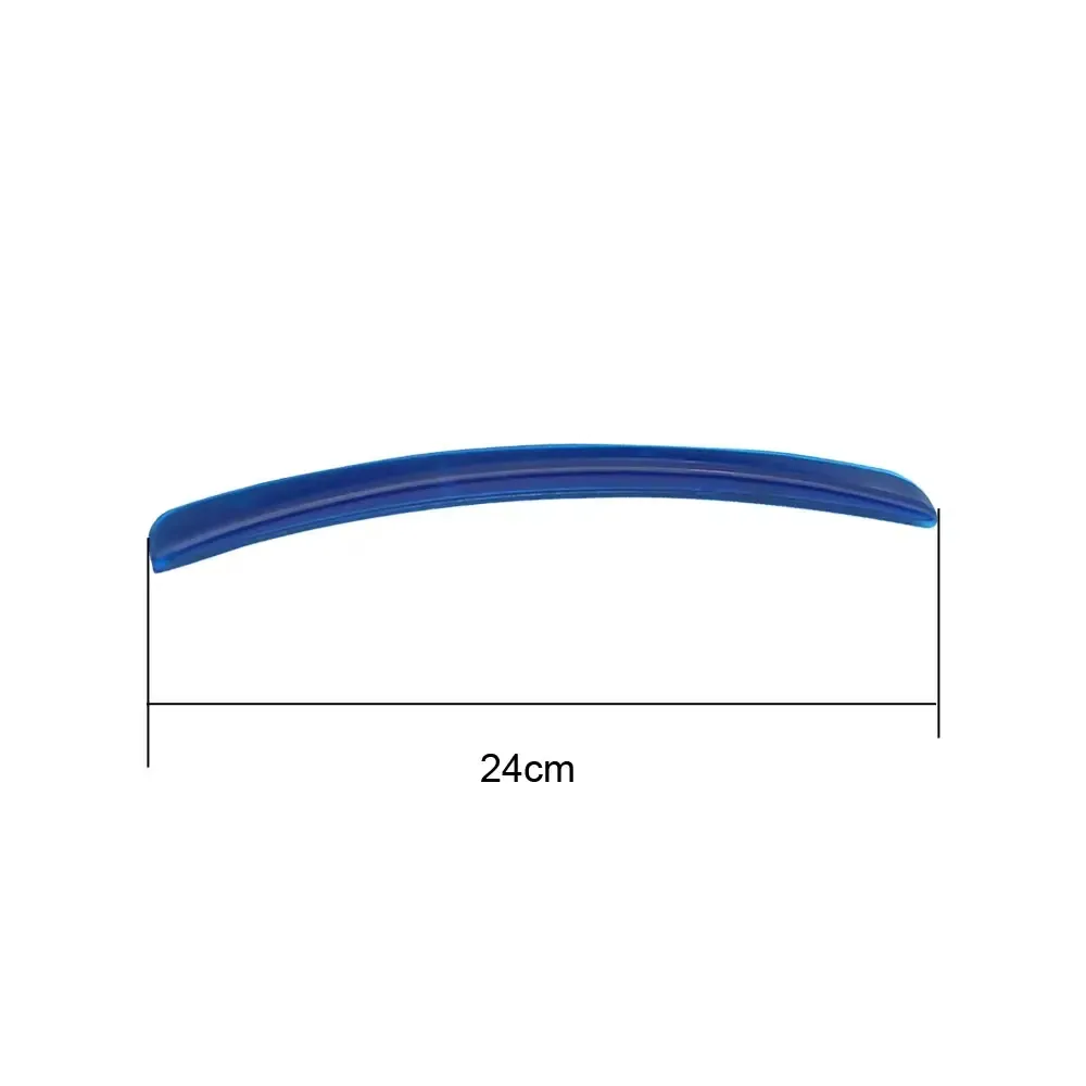Car Fender Vent Protector Covers Universal ABS Stylish Decoration Strips Black Red Blue Easy DIY Installation Scratch Resistant Auto Accessory
