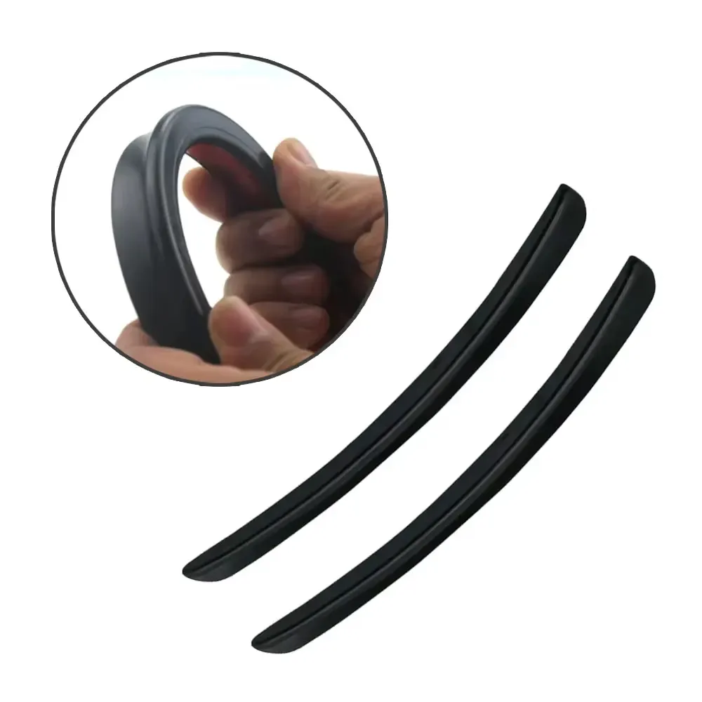 Car Fender Vent Protector Covers Universal ABS Stylish Decoration Strips Black Red Blue Easy DIY Installation Scratch Resistant Auto Accessory