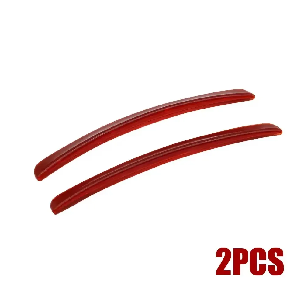 Car Fender Vent Protector Covers Universal ABS Stylish Decoration Strips Black Red Blue Easy DIY Installation Scratch Resistant Auto Accessory