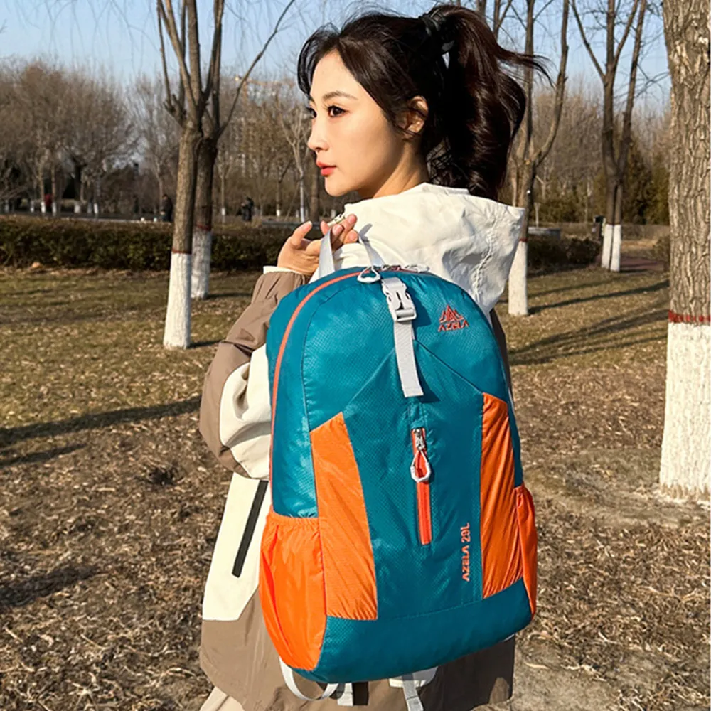 IPRee Foldable Mountaineering Backpack Large Capacity Cycling Backpack Lightweight Zippers Rucksack Hiking Work Travel Camping Bag IPRee Foldable Mountaineering Backpack Large Capacity Cycling Backpack Lightweight Zippers Rucksack Hiking Work Travel Camping Bag