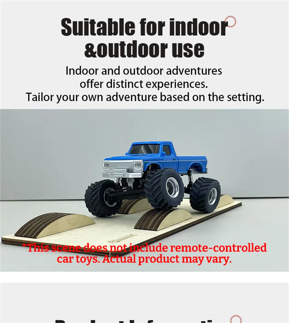 JIABAILE 3601 3602 1/36 Mini RC Car Crawler Scene Combo 4-Piece Laser-Cut Wooden Obstacle Course for Micro Vehicles Models DIY Parts 3600 JIABAILE 3601 3602 1/36 Mini RC Car Crawler Scene Combo 4-Piece Laser-Cut Wooden Obstacle Course for Micro Vehicles Models DIY Parts 3600