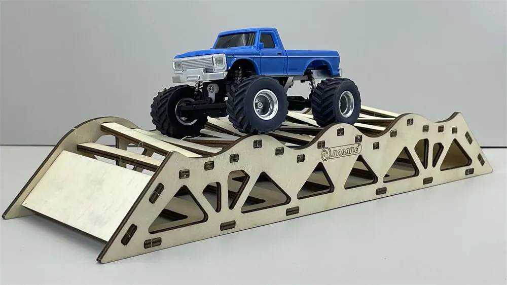 JIABAILE 3601 3602 1/36 Mini RC Car Crawler Scene Combo 4-Piece Laser-Cut Wooden Obstacle Course for Micro Vehicles Models DIY Parts 3600 JIABAILE 3601 3602 1/36 Mini RC Car Crawler Scene Combo 4-Piece Laser-Cut Wooden Obstacle Course for Micro Vehicles Models DIY Parts 3600