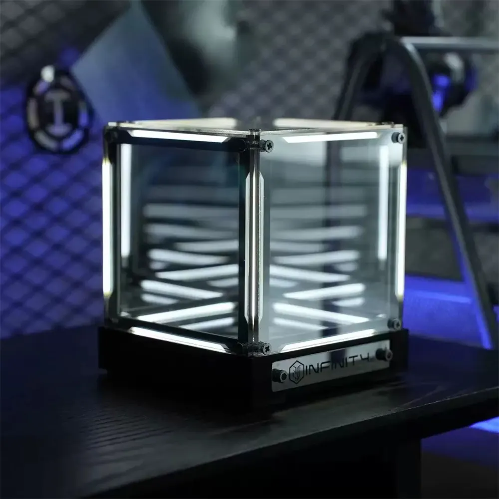 NIKOLATOY 4D Infinite Space Abyss Night Light Creative Desktop Decoration Ornaments NIKOLATOY 4D Infinite Space Abyss Night Light Creative Desktop Decoration Ornaments