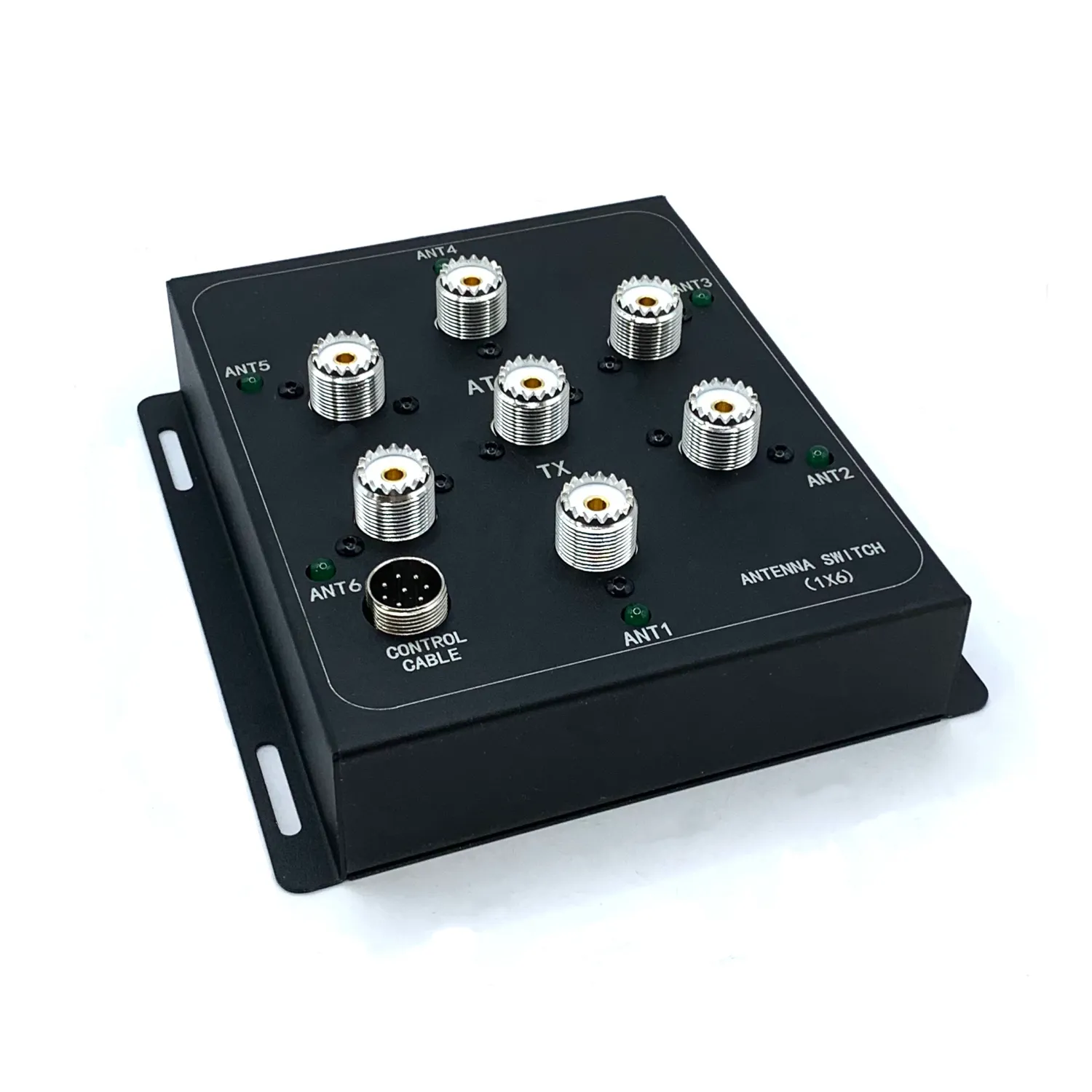 AT16 6-Way Coaxial Remote Antenna Switch Kit High Power Compatible with Base Station/Handheld Radios