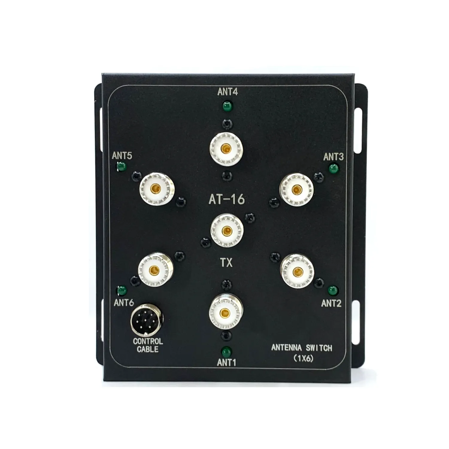 AT16 6-Way Coaxial Remote Antenna Switch Kit High Power Compatible with Base Station/Handheld Radios