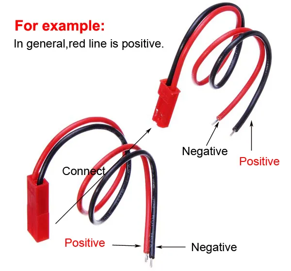 JST Connector Plug With Connect Cable For RC BEC ESC Battery JST Connector Plug With Connect Cable For RC BEC ESC Battery
