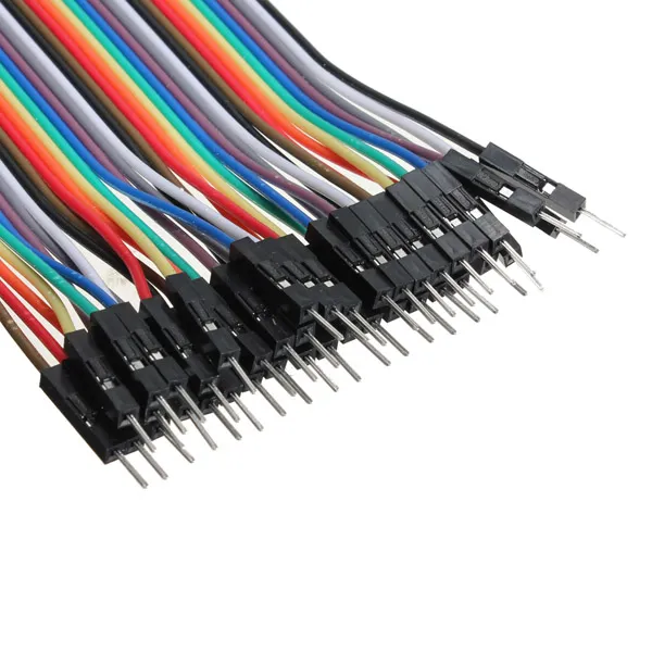 40pcs 20cm Male To Male Color Breadboard Cable Jumper Cable Dupont Wire 40pcs 20cm Male To Male Color Breadboard Cable Jumper Cable Dupont Wire