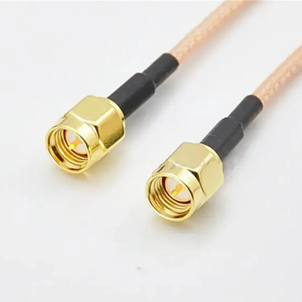 SMA Male To SMA Male Pigtail Adapter Extended Cable for FPV Antenna RC Drone SMA Male To SMA Male Pigtail Adapter Extended Cable for FPV Antenna RC Drone