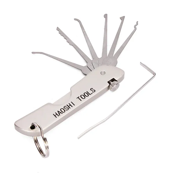 DANIU Foldable Door Lock Opener Locksmith Tool Lock Pick Set