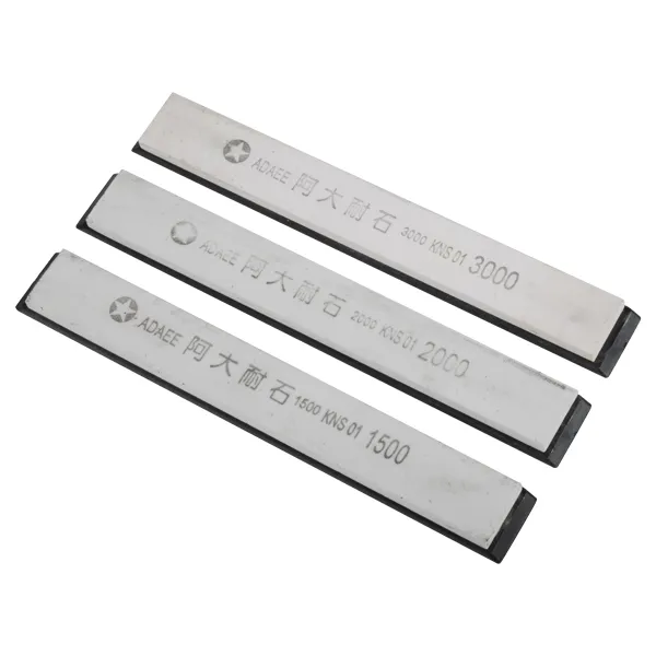6Pcs 180# 400# 800# 1500# 2000# 3000# Oil Stone Edge Sharpener Stone