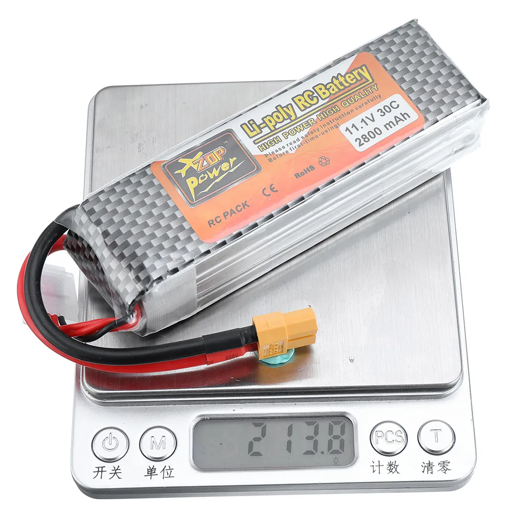 ZOP Power 11.1V 2800mAh 3S 30C Lipo Battery XT60 Plug ZOP Power 11.1V 2800mAh 3S 30C Lipo Battery XT60 Plug