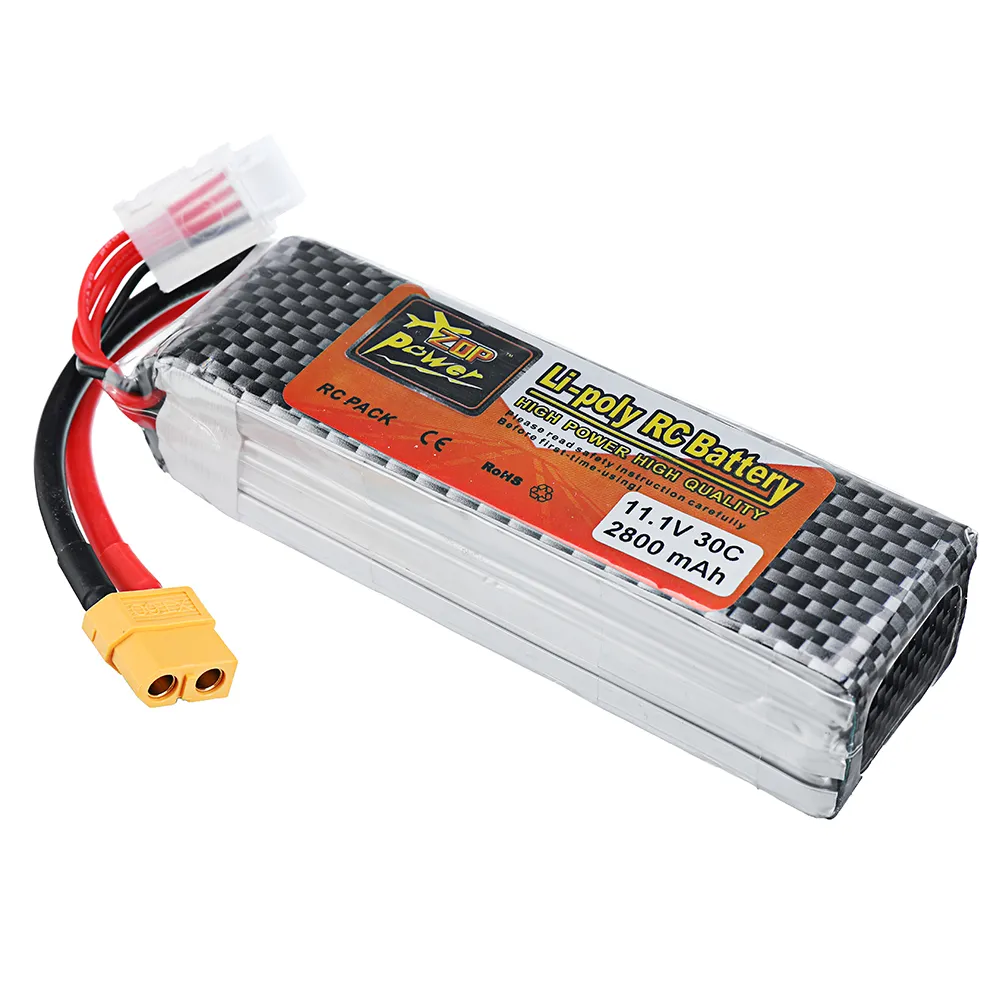ZOP Power 11.1V 2800mAh 3S 30C Lipo Battery XT60 Plug ZOP Power 11.1V 2800mAh 3S 30C Lipo Battery XT60 Plug