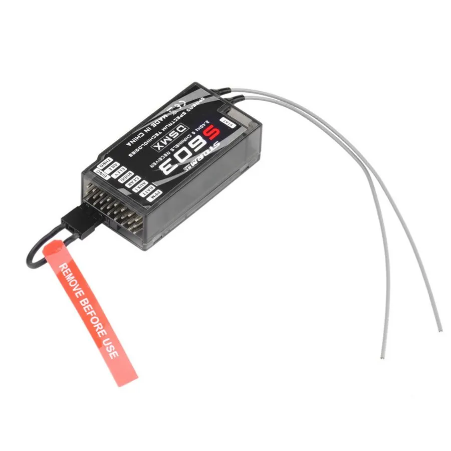 2.4G 6CH S603 RC Receiver Supported JR Spektrum DSM-X DSM2 Transmitter